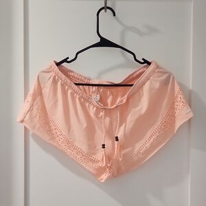 Rip Curl Pink Lace Trim Sleep Shorts